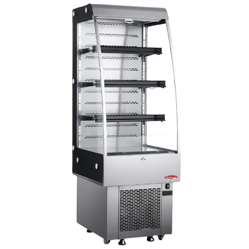 BakeMax BMGG024 24" Floor Model Grab & Go Refrigerated Display Merchandiser.