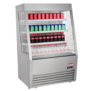 BakeMax BMGG036 36" Floor Model Grab & Go Refrigerated Display Case.