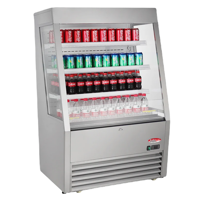 BakeMax BMGG036 36" Floor Model Grab & Go Refrigerated Display Case.