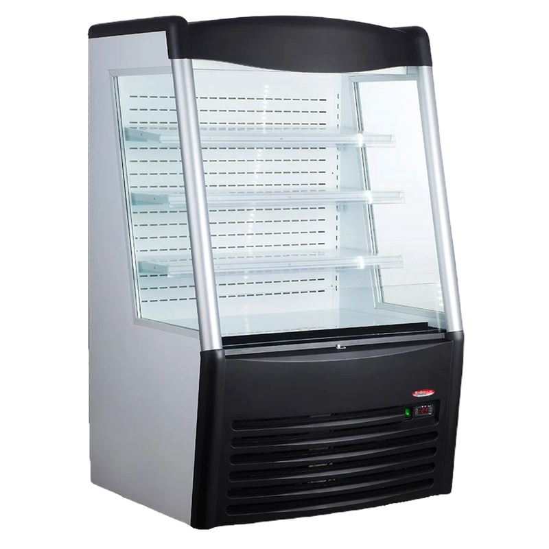 BakeMax BMGG036 36" Floor Model Grab & Go Refrigerated Display Case.
