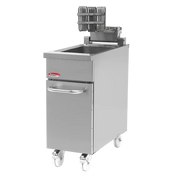 BakeMax BMPLS7FE010 Commercial Electric Floor Fryer – 18L / 40lbs Capacity.