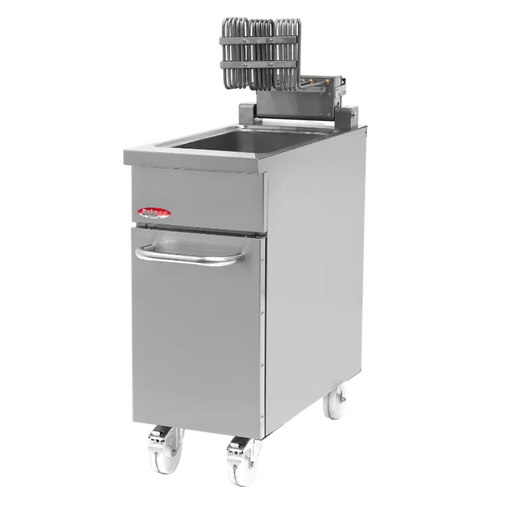 BakeMax BMPLS7FE010 Commercial Electric Floor Fryer – 18L / 40lbs Capacity.