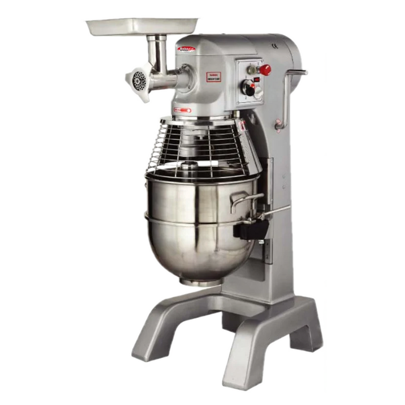 BakeMax BMPM020 20-Quart Commercial Heavy Duty Electric Planetary Mixer – Floor Model.