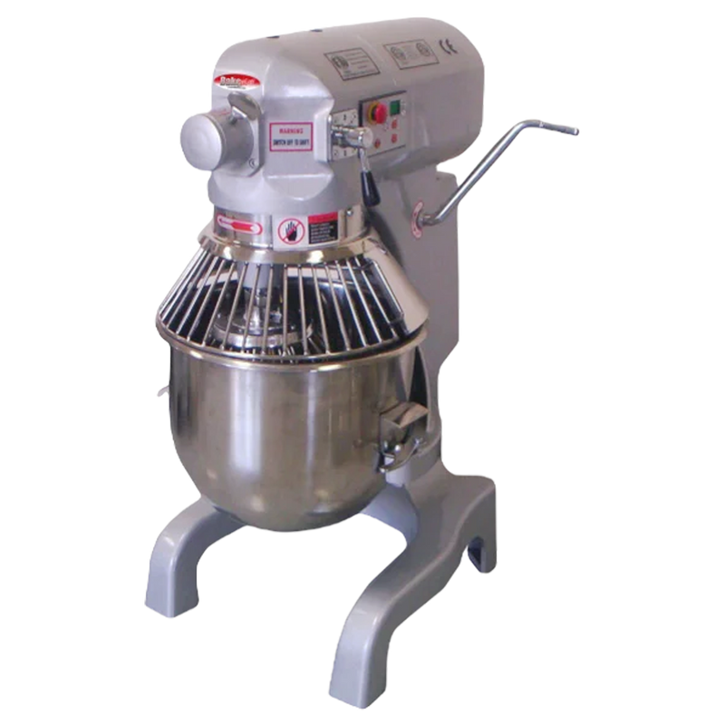 BakeMax BMPM020 20-Quart Commercial Heavy Duty Electric Planetary Mixer – Floor Model.