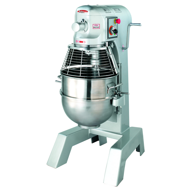 BakeMax BMPM040 40-Quart Commercial Floor Model Heavy Duty Planetary Mixer.