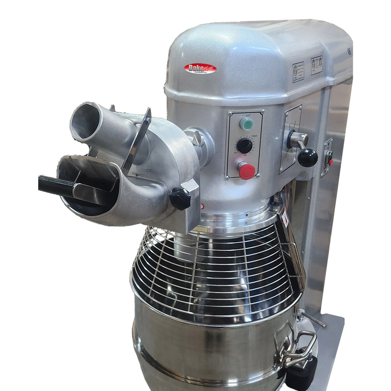 BakeMax BMPM030 Commercial 30 Qt Heavy Duty Floor Planetary Mixer – 3-Speed Electric.