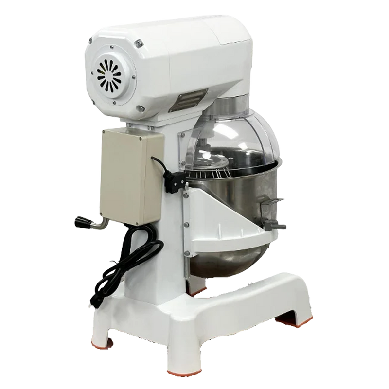 BakeMax BMPME20 20Qt Floor Planetary Mixer – Gear Driven, 3-Speed.