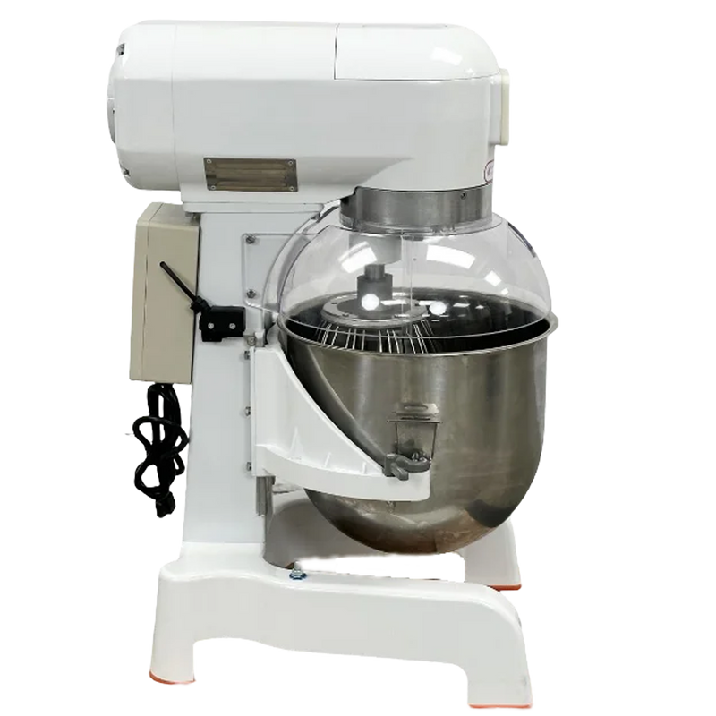 BakeMax BMPME20 20Qt Floor Planetary Mixer – Gear Driven, 3-Speed.