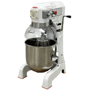 BakeMax BMPME30 30-Quart Floor Planetary Mixer | 3-Speed Gear Driven Commercial Dough Mixer.
