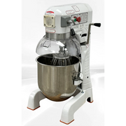 BakeMax BMPME30 30-Quart Floor Planetary Mixer | 3-Speed Gear Driven Commercial Dough Mixer.