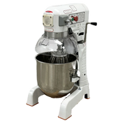 BakeMax BMPME30 30-Quart Floor Planetary Mixer | 3-Speed Gear Driven Commercial Dough Mixer.