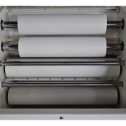 BakeMax BMPS001 Commercial Countertop 20" Two-Pass Heavy Duty Dough Sheeter.