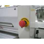 BakeMax BMPS001 Commercial Countertop 20" Two-Pass Heavy Duty Dough Sheeter.
