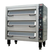 BakeMax BMSD004 Four Deck Electric Artisan Stone Deck Oven – Commercial Floor Model.