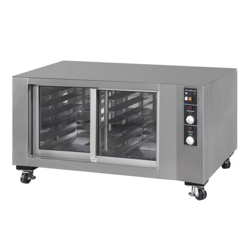 BakeMax BMSDDP1 Proofing Cabinet for BMS Series Deck Ovens – 2-Section Reach-In, Stainless Steel.