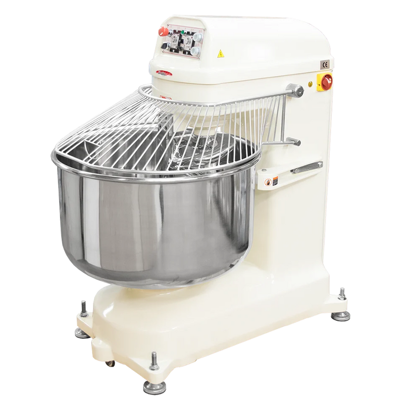BakeMax BMSM030 Heavy Duty 30Kg Spiral Dough Mixer – 2 Speed Floor Model.