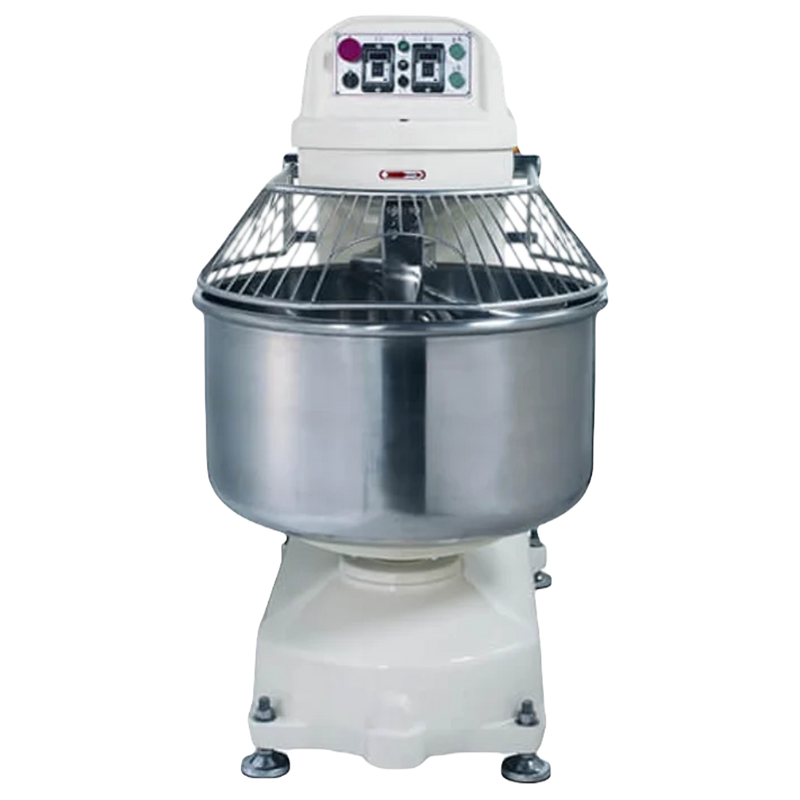 BakeMax BMSM030 Heavy Duty 30Kg Spiral Dough Mixer – 2 Speed Floor Model.