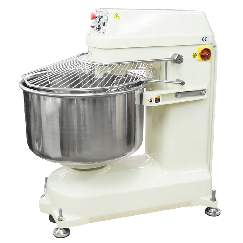 BakeMax BMSM030 Heavy Duty 30Kg Spiral Dough Mixer – 2 Speed Floor Model.