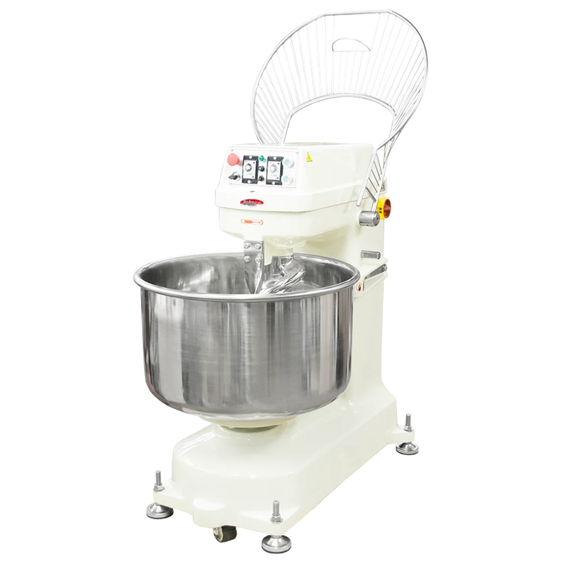 BakeMax BMSM030 Heavy Duty 30Kg Spiral Dough Mixer – 2 Speed Floor Model.