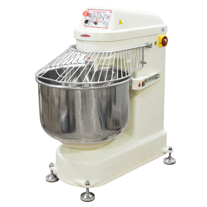 BakeMax BMSM030 Heavy Duty 30Kg Spiral Dough Mixer – 2 Speed Floor Model.