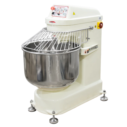 BakeMax BMSM030 Heavy Duty 30Kg Spiral Dough Mixer – 2 Speed Floor Model.