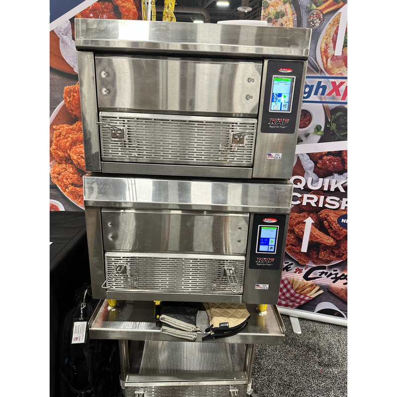 BakeMax BMDRAF Double Stacked Commercial Greaseless Forced Air Fryer