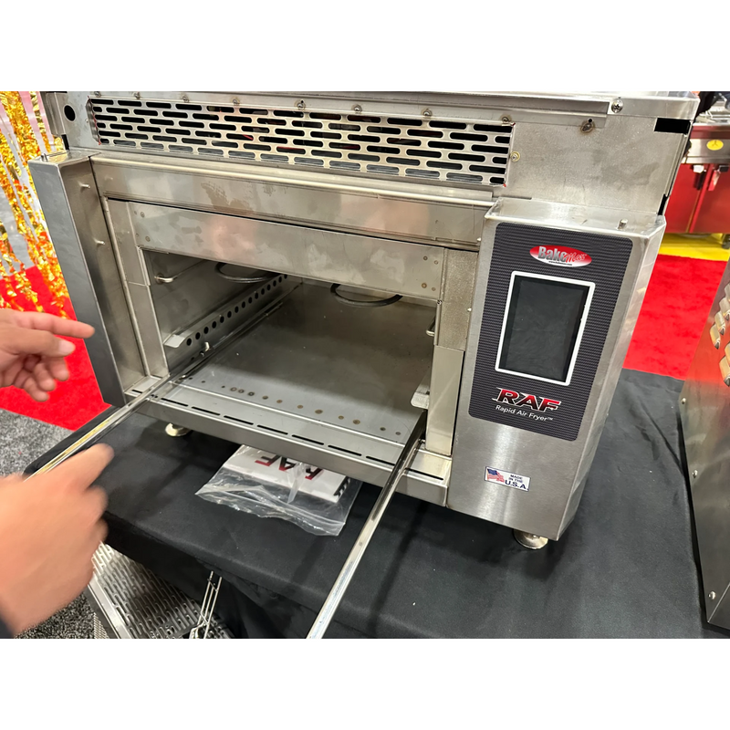BakeMax BMDRAF Double Stacked Commercial Greaseless Forced Air Fryer