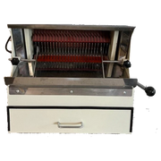 BakeMax BMSS001 Countertop Electric Artisan Safety Bread Slicer – 5/8″ Slice.