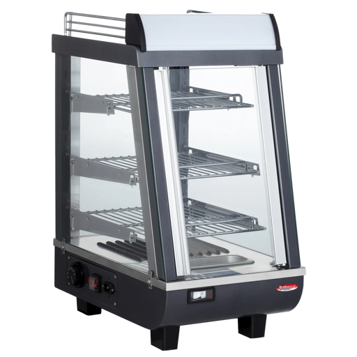 BakeMax BMTSC14 Titan Series 14" Countertop Heated Display Case.