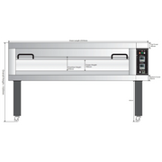 BakeMax Electric Four Pan Artisan Stone Deck Oven | Single, Double, Triple & Four Deck Models.