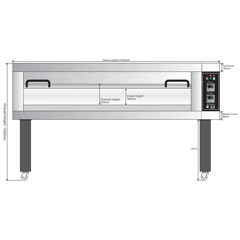 BakeMax Electric Four Pan Artisan Stone Deck Oven | Single, Double, Triple & Four Deck Models.