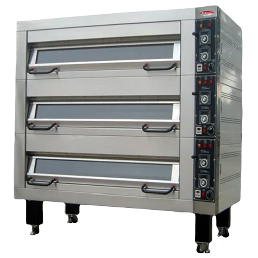 BakeMax Electric Four Pan Artisan Stone Deck Oven | Single, Double, Triple & Four Deck Models.