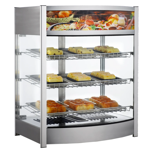BakeMax Titan Series BMCBF25 25" Countertop Full-Service Heated Display Case.