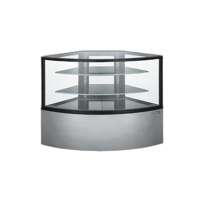 Kool-It KBF-60C - 60CD Corner Refrigerated and Dry Display Case