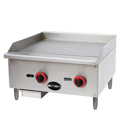 SABA MG-24T 24" Thermostatic Manual Gas Griddle