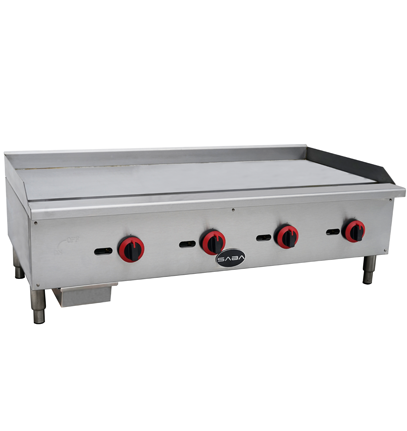 SABA MG-48T 48" Thermostatic Manual Gas Griddle