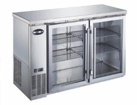 SABA SBB-24-72GSS - Three Glass Door Back Bar Cooler (S/S)