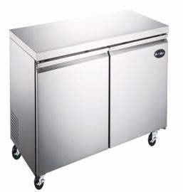 SABA SUC-60R - Two Door 60" Under- Counter Cooler S/S Interior & Exterior